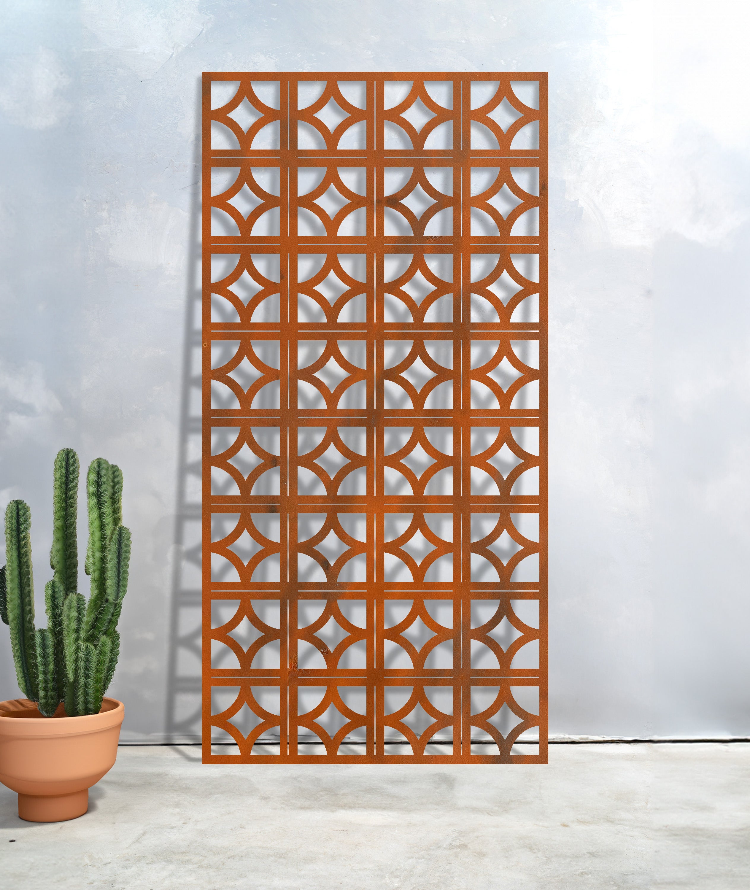 Breeze Block Star Decorative Outdoor Screen