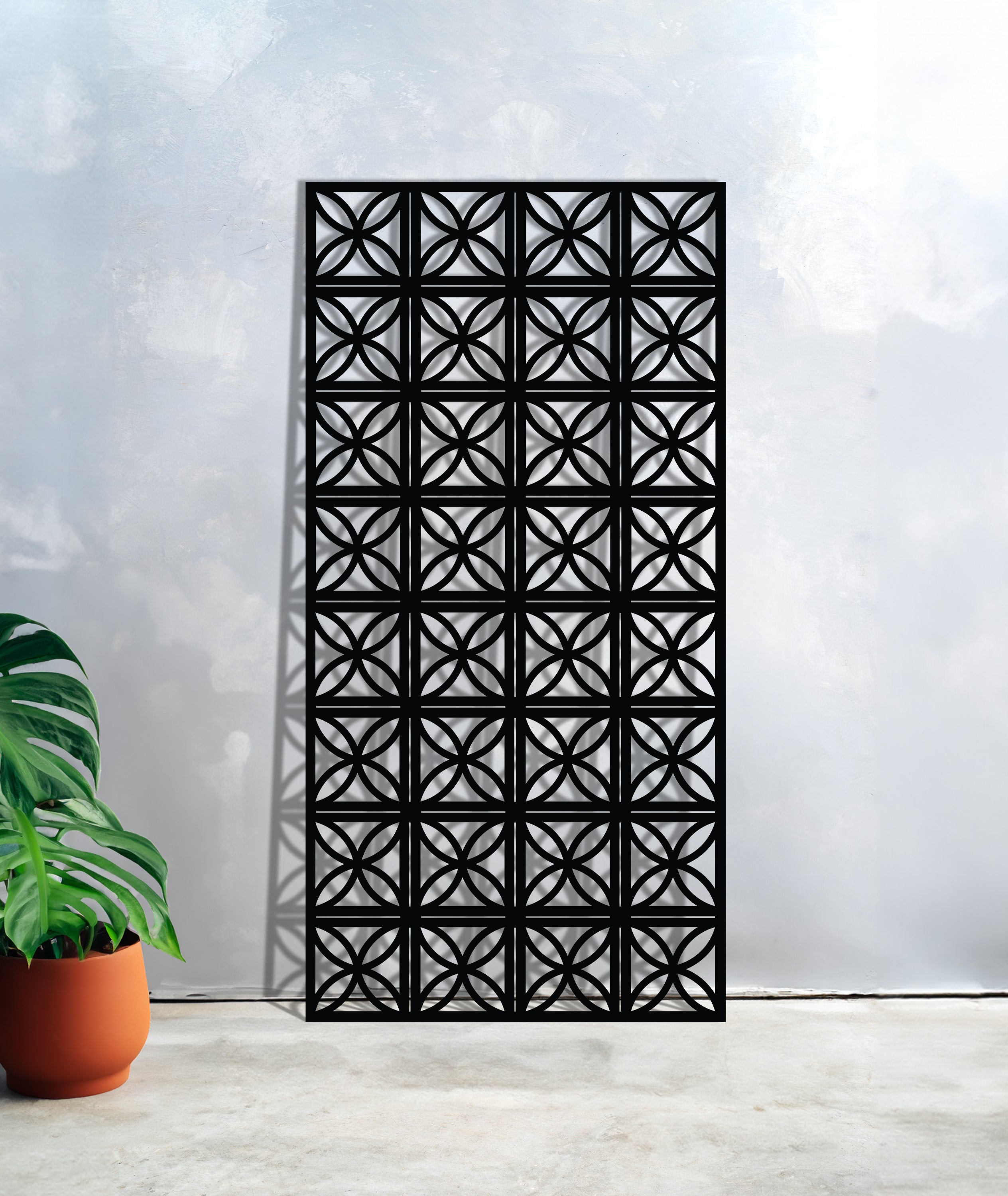 Breeze Block Flower Decorative Outdoor Screen