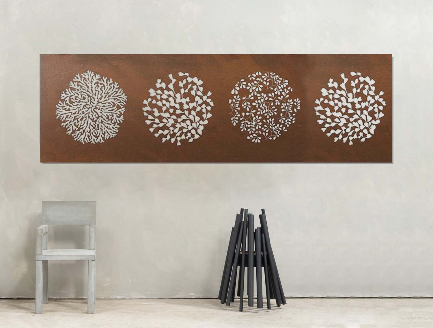 Seaweed Quad – Metal Wall Art