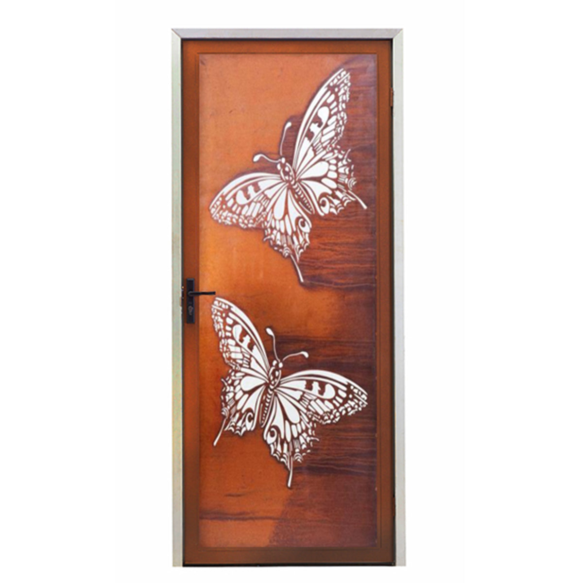 Two Butterflies Decorative Screen Door - Custom Made POA