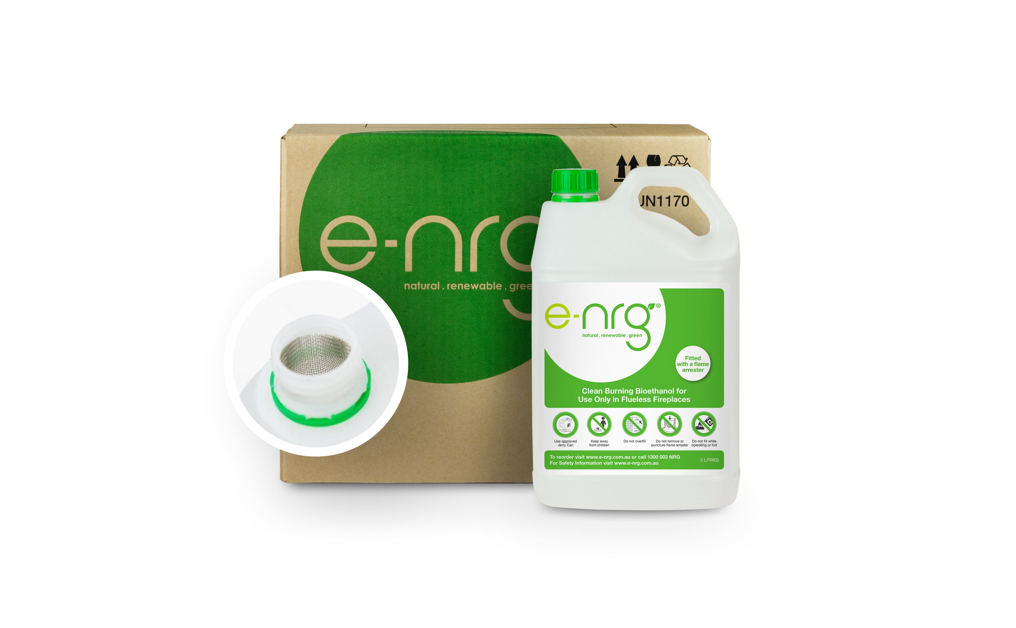 E-NRG Bioethanol Fuel 40L