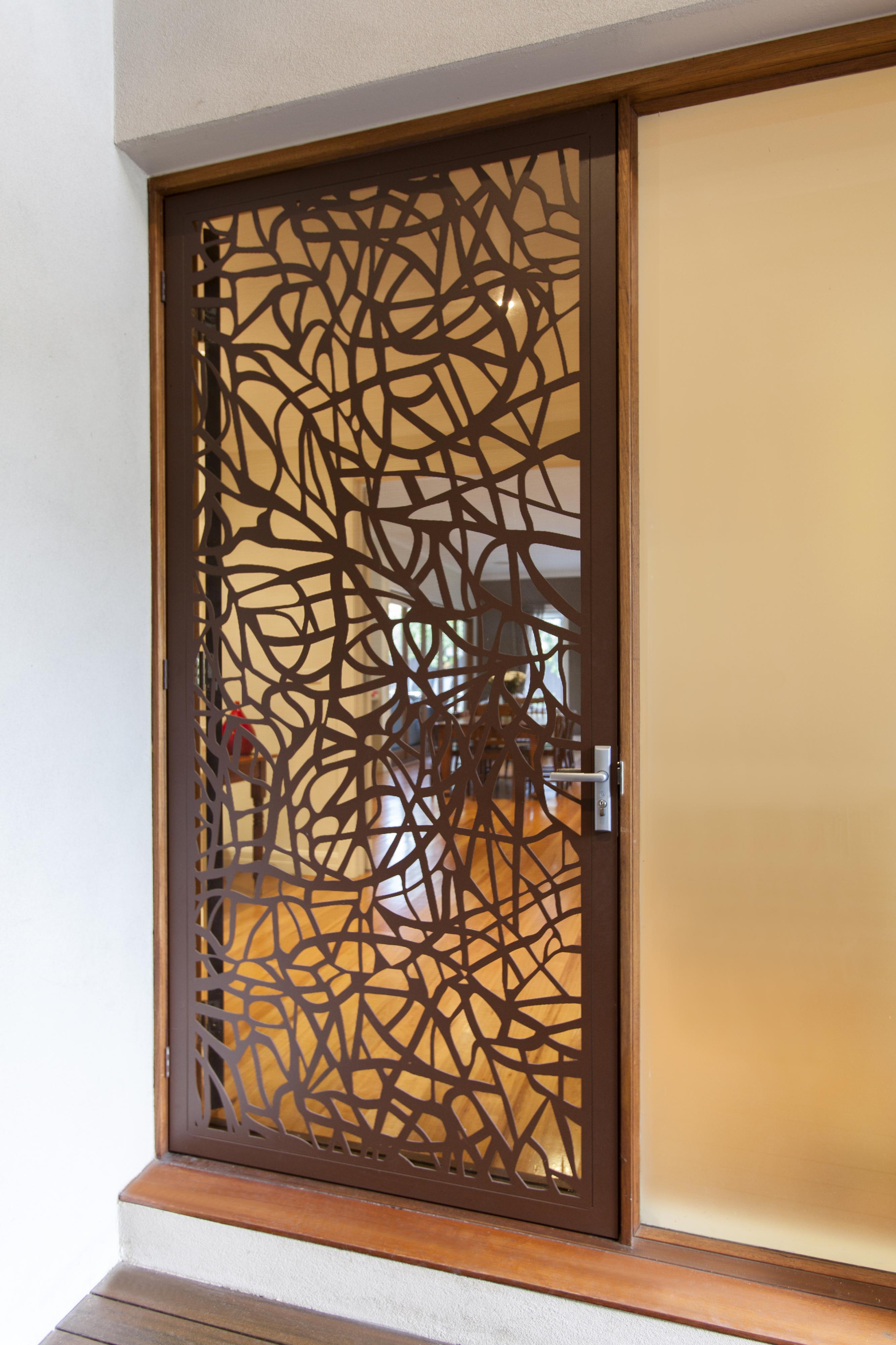 Organic Decorative Screen Door - Custom Made POA