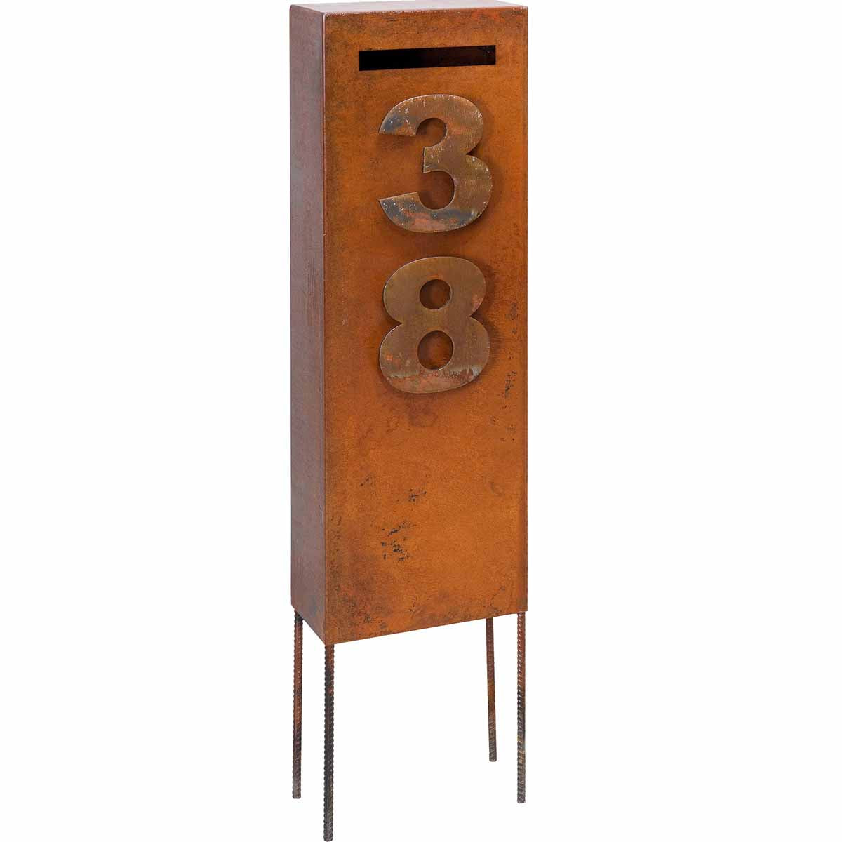 Ned Kelly Letterbox-Corten