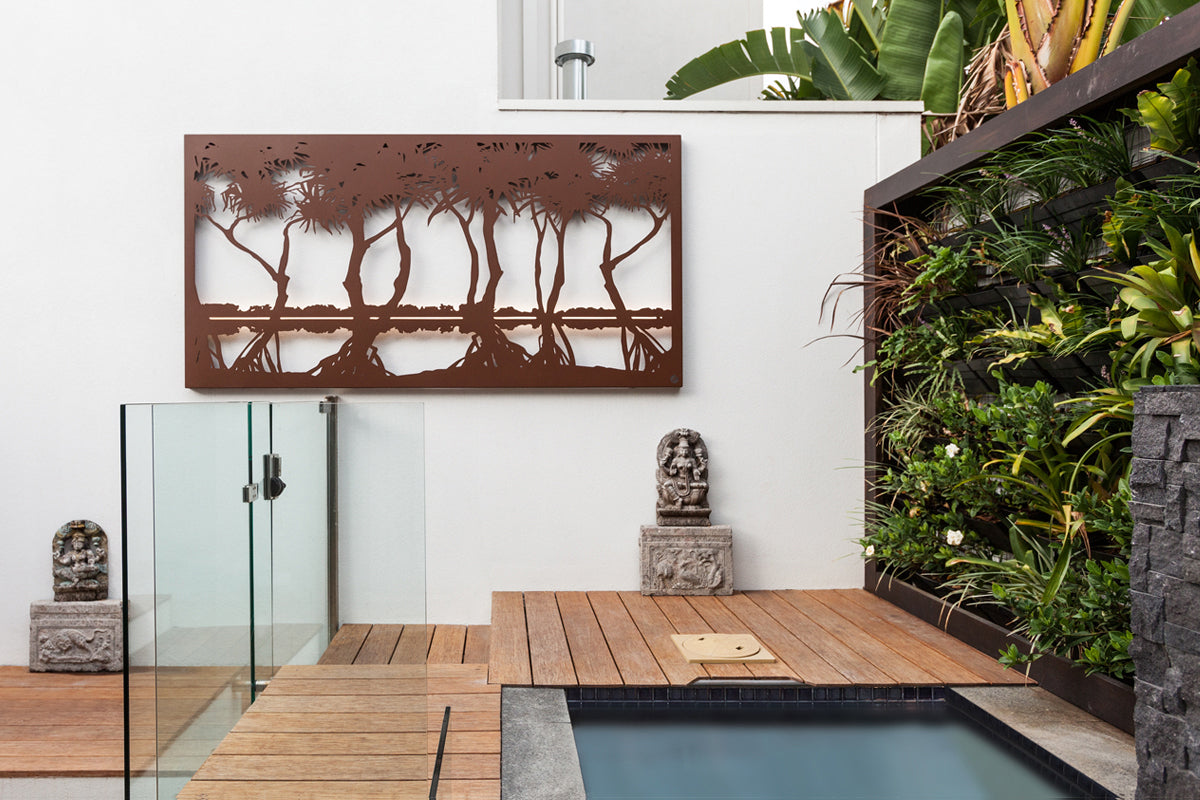 Pandanus Wetland – Metal Wall Art